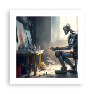 Affiche - Poster - L'acte de création - 40x40 cm