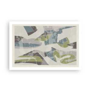 Affiche - Poster - Composition derrière la vitre - 91x61 cm