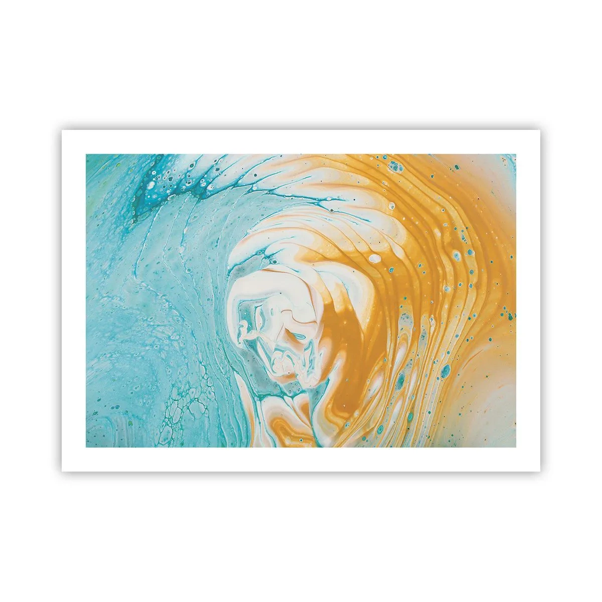 Affiche - Poster - Tourbillon pastel - 70x50 cm