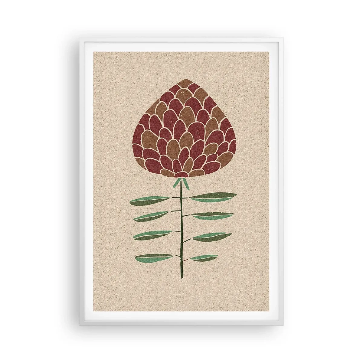 Affiche dans un cadre blanc - Poster - Quelle grosse affaire - 70x100 cm