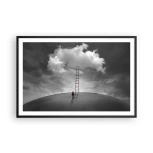 Affiche dans un cadre noir - Poster - Tout est possible - 91x61 cm