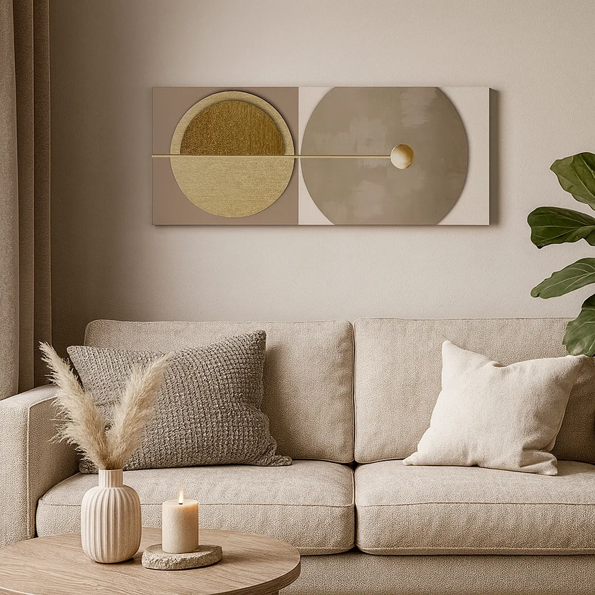 Impression sur toile - Image sur toile - Équilibre parfait - 30x30 cm