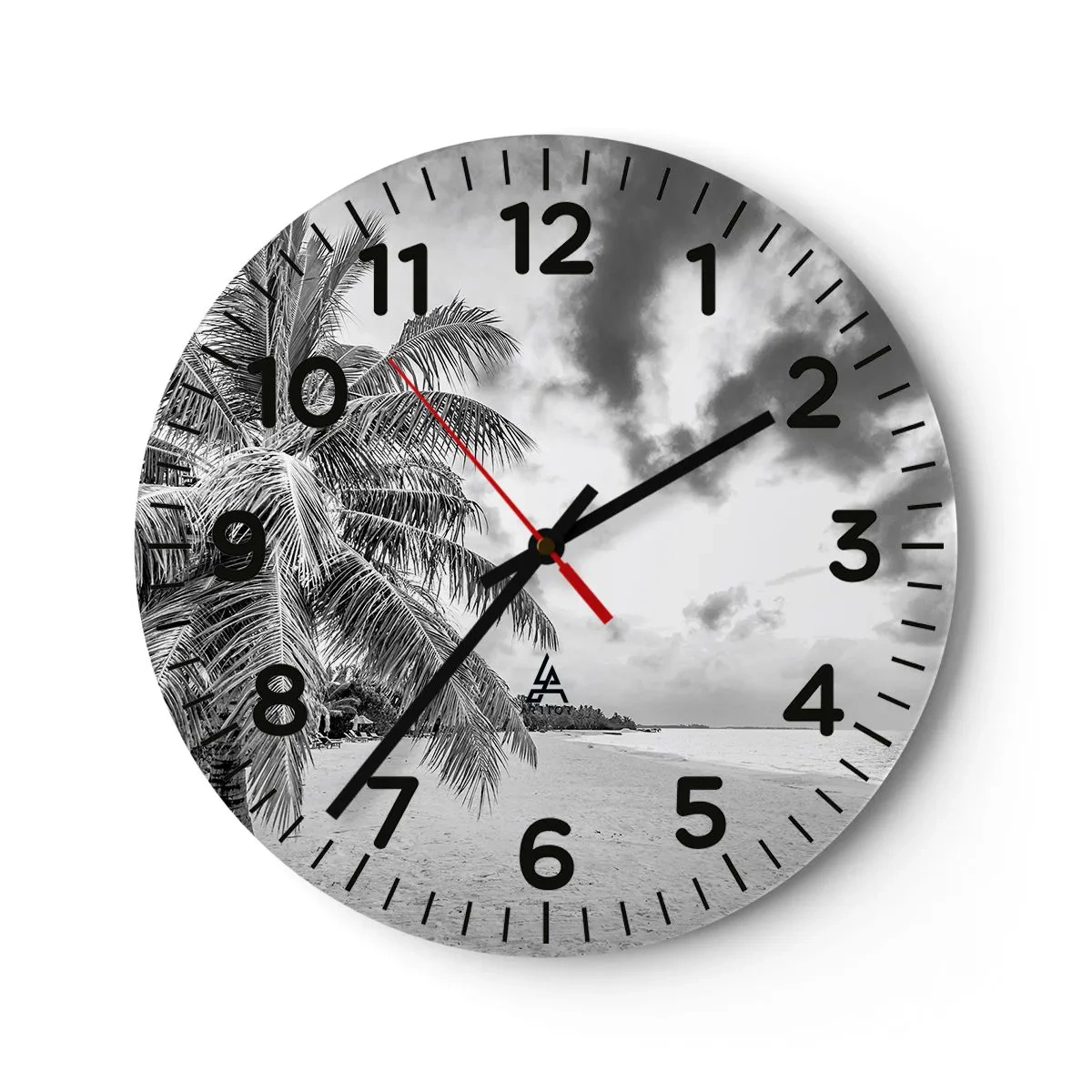 Horloge murale - Pendule murale - Quand tu aspires à la solitude - 40x40 cm