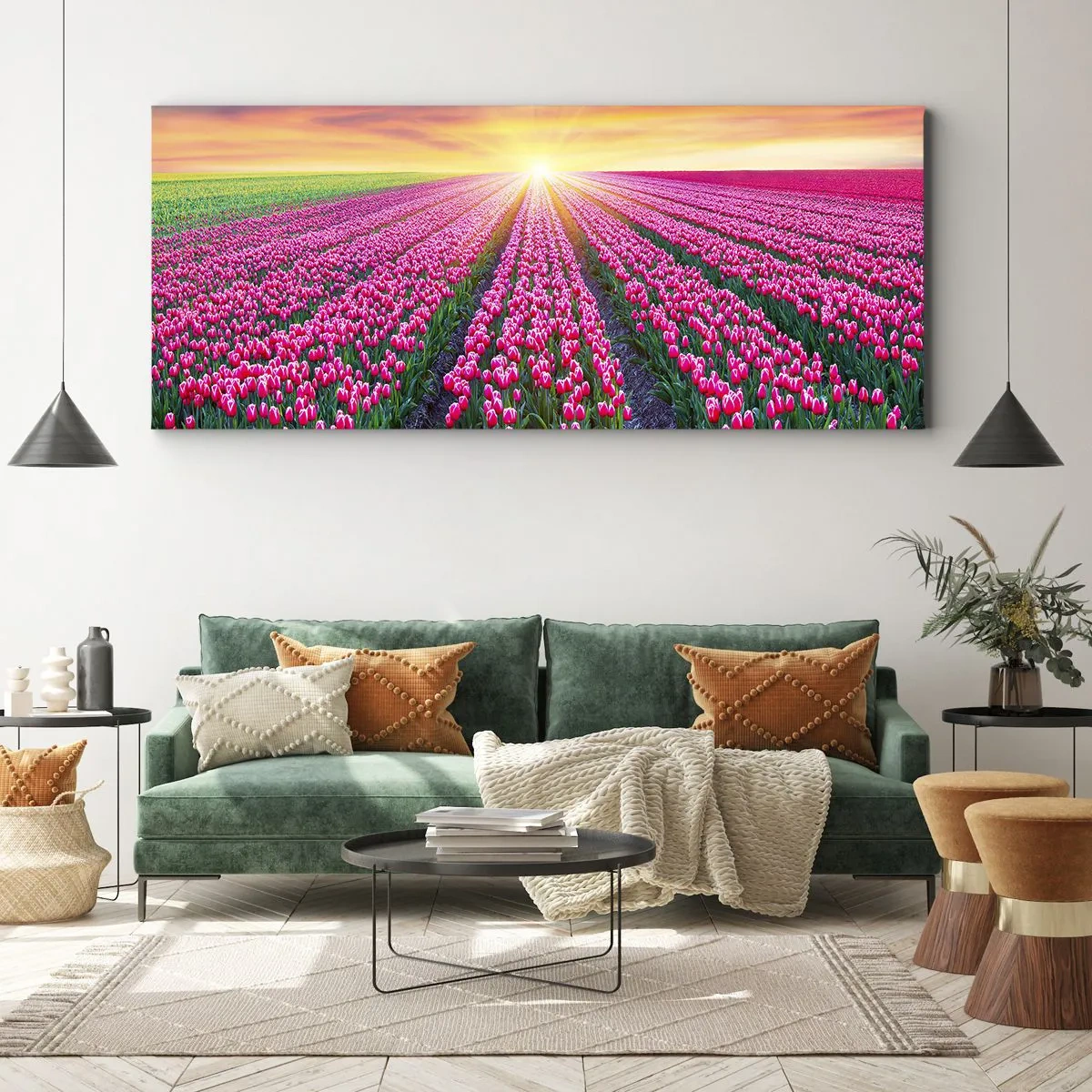 Impression sur toile - Image sur toile - Ferme de la beauté - 90x30 cm