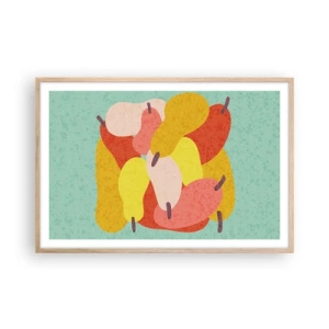 Affiche dans un chêne clair - Poster - Essayez le soleil d'été - 91x61 cm