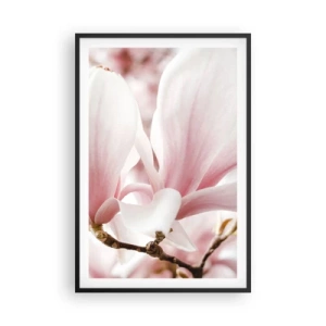 Affiche dans un cadre noir - Poster - Abondance de tendresse - 61x91 cm