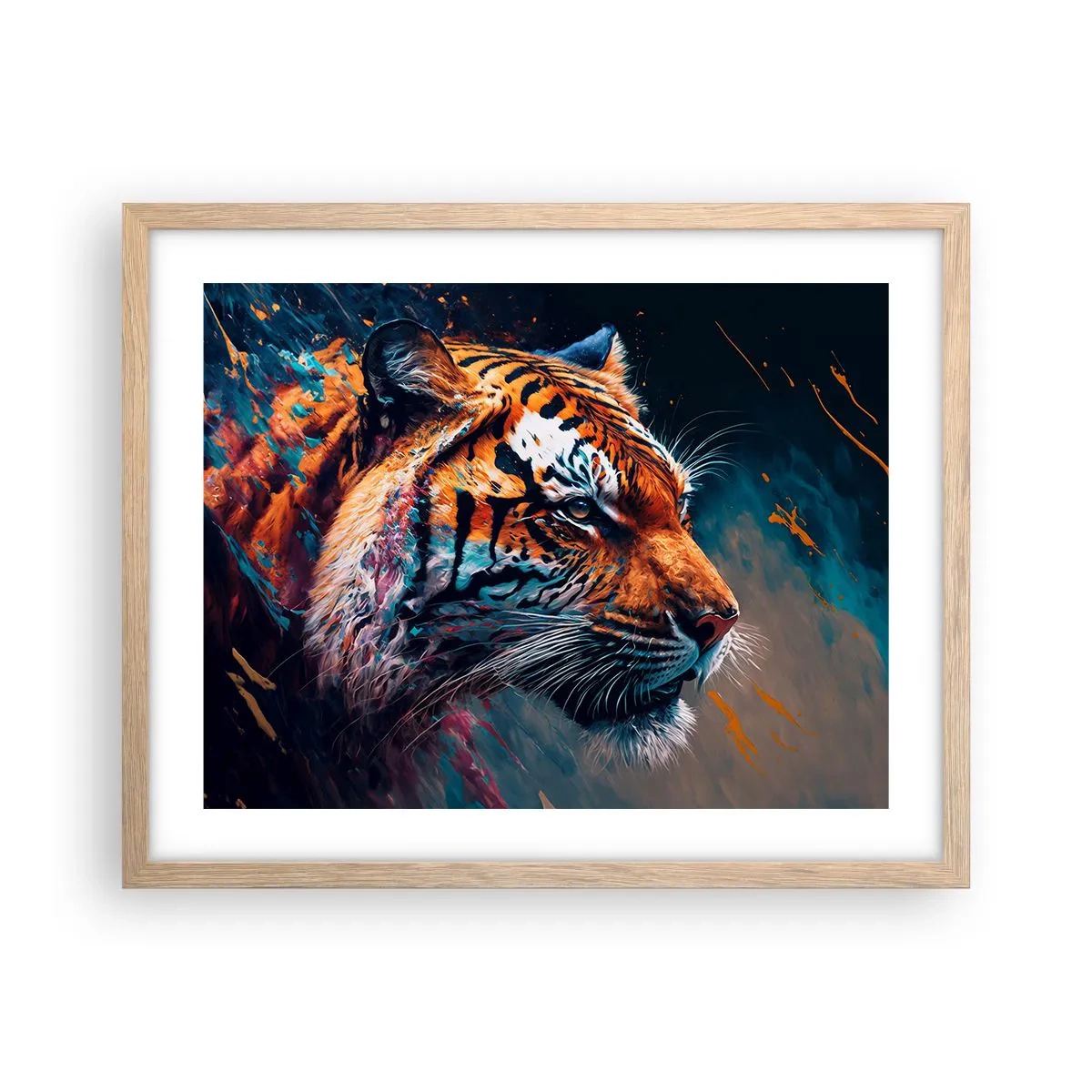 Affiche dans un chêne clair - Poster - Beauté sauvage - 50x40 cm