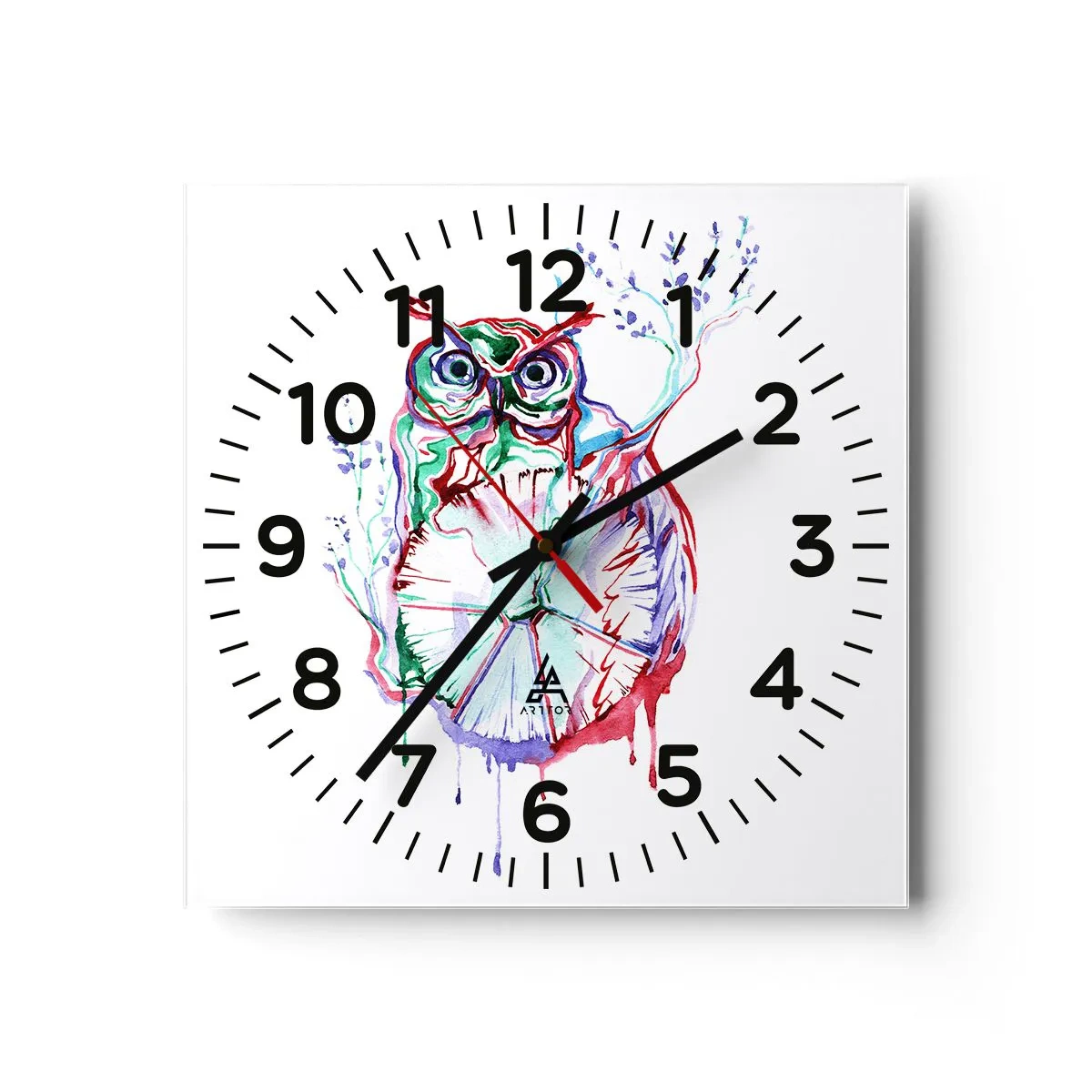 Horloge murale - Pendule murale - Sage par nature - 40x40 cm