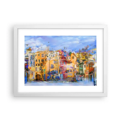 Affiche dans un cadre blanc - Poster - Nous sommes ensemble - 40x30 cm