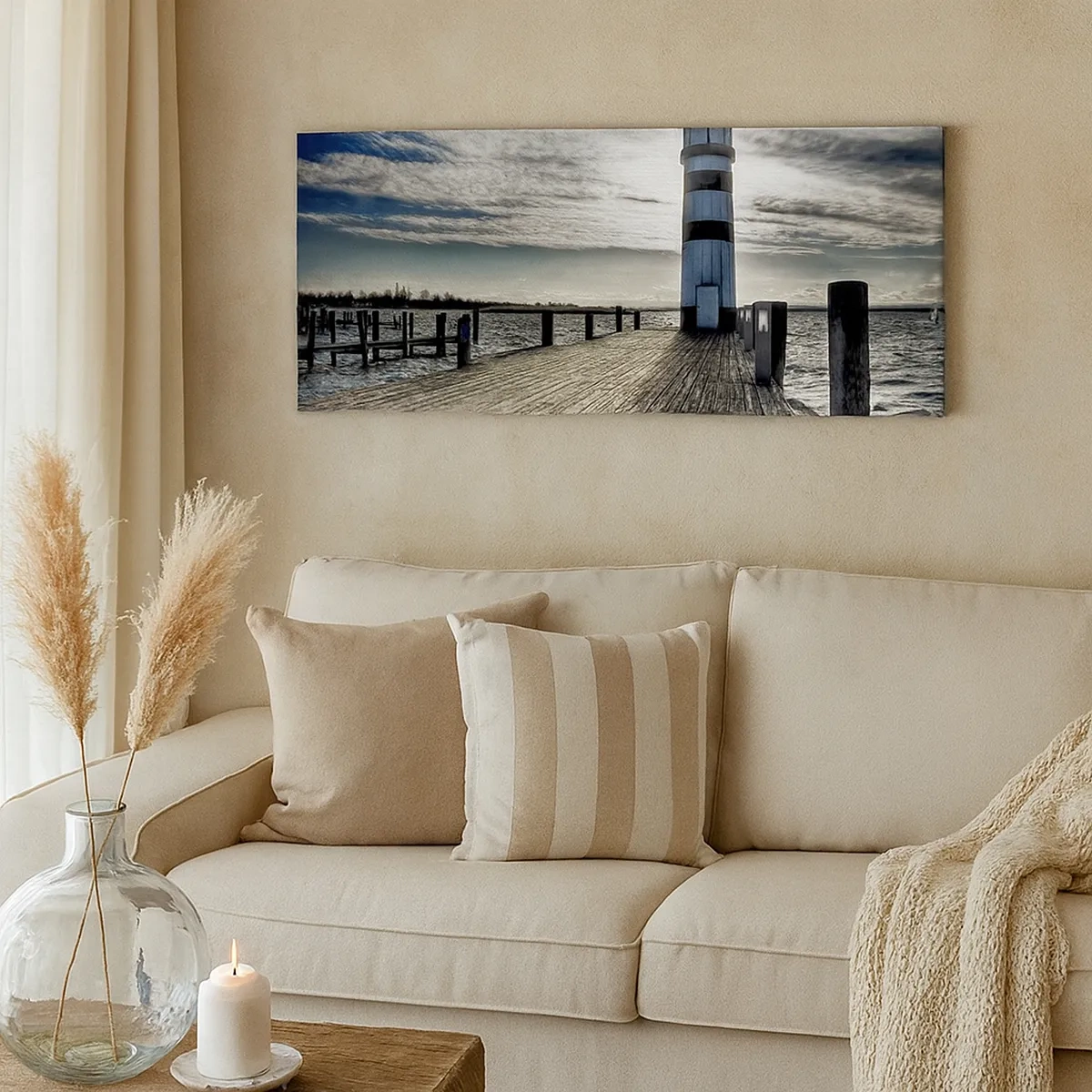 Impression sur toile - Image sur toile - Marins, je vous attend - 30x30 cm