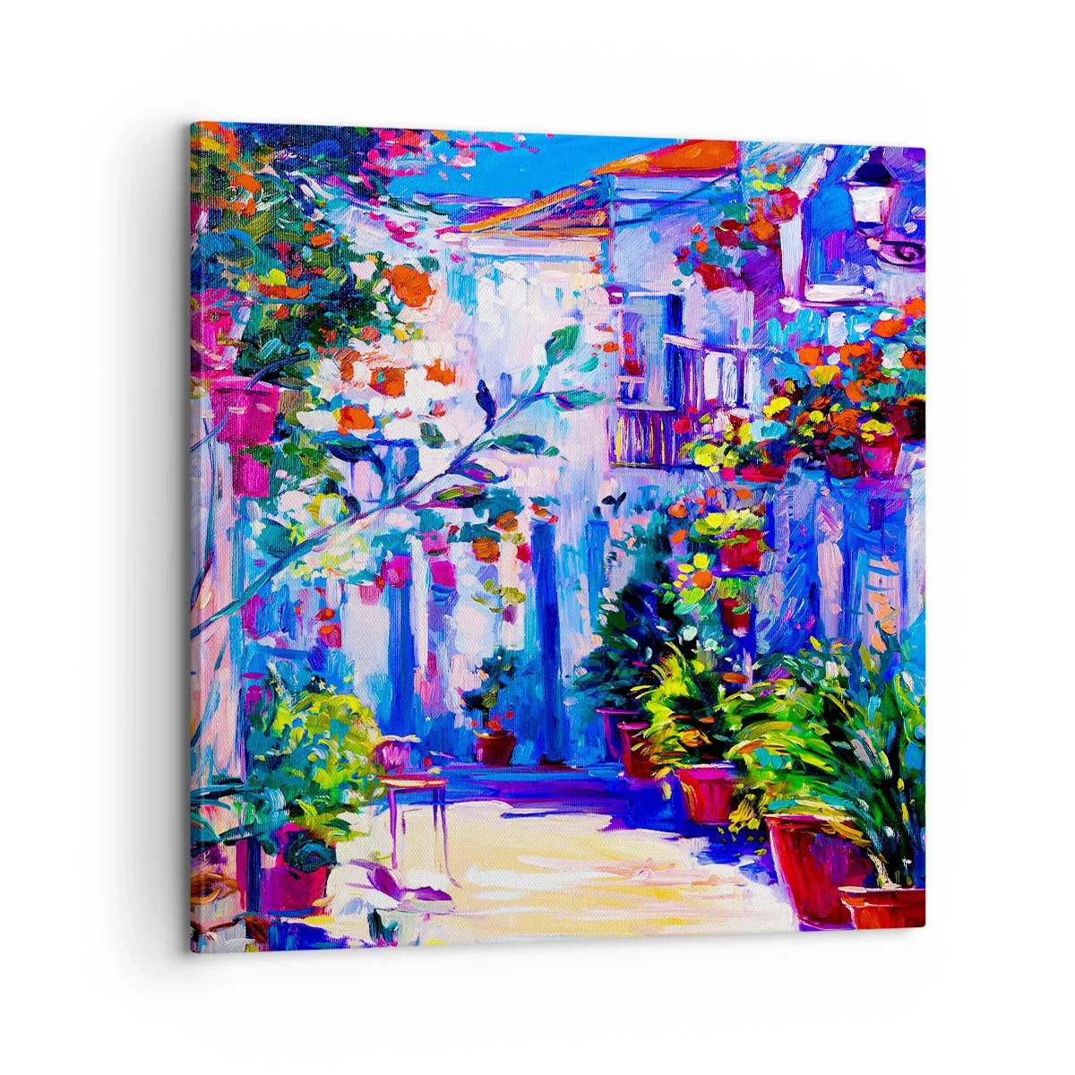 Impression sur toile - Image sur toile - Impression - une rue italienne - 60x60 cm