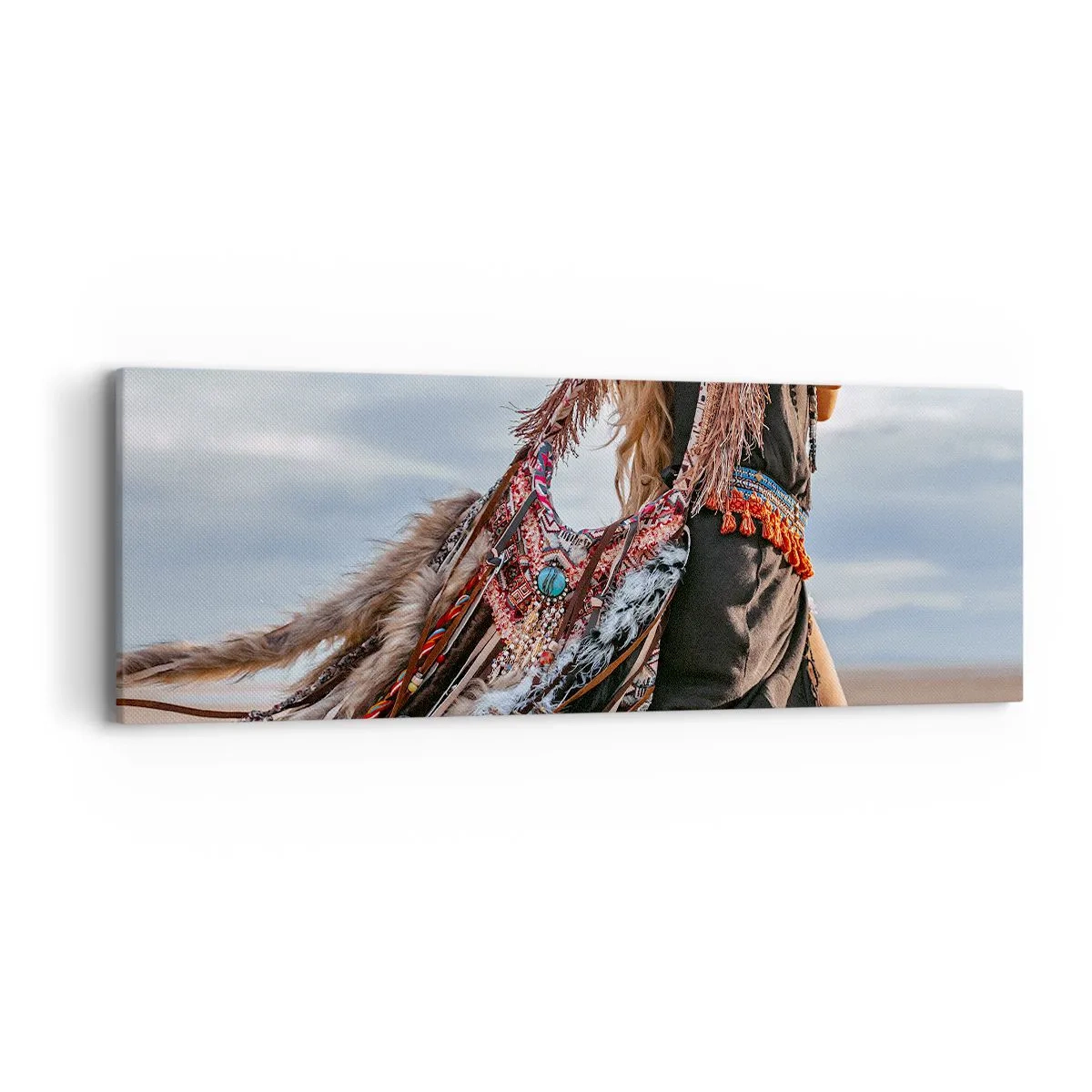 Impression sur toile - Image sur toile - La fille du chaman - 90x30 cm