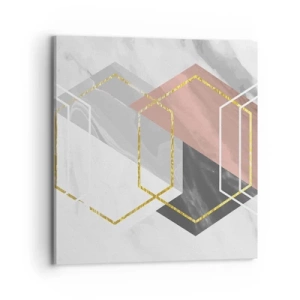 Impression sur toile - Image sur toile - Composition en chaîne - 70x70 cm