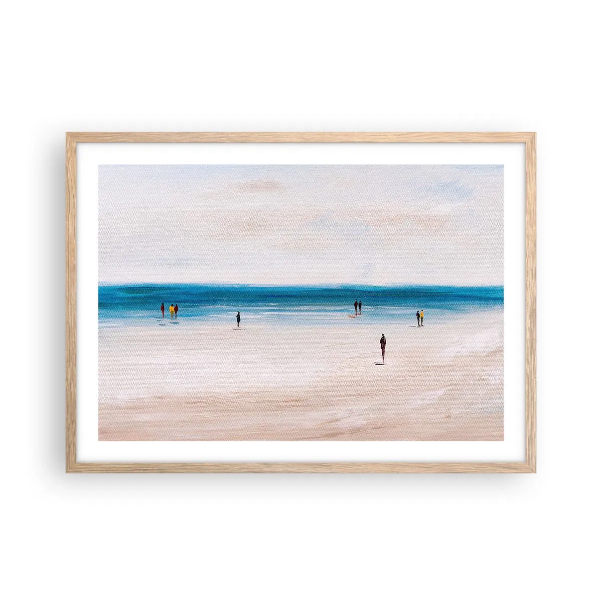 Affiche dans un chêne clair - Poster - Un besoin naturel - 70x50 cm