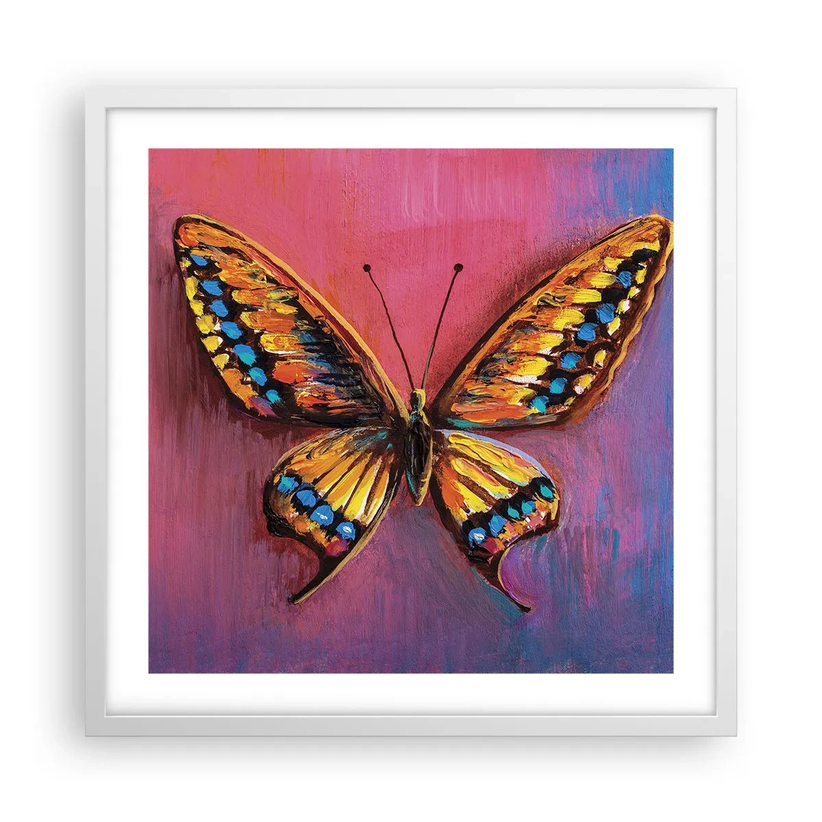 Affiche dans un cadre blanc - Poster - Un joyau de la nature - 50x50 cm