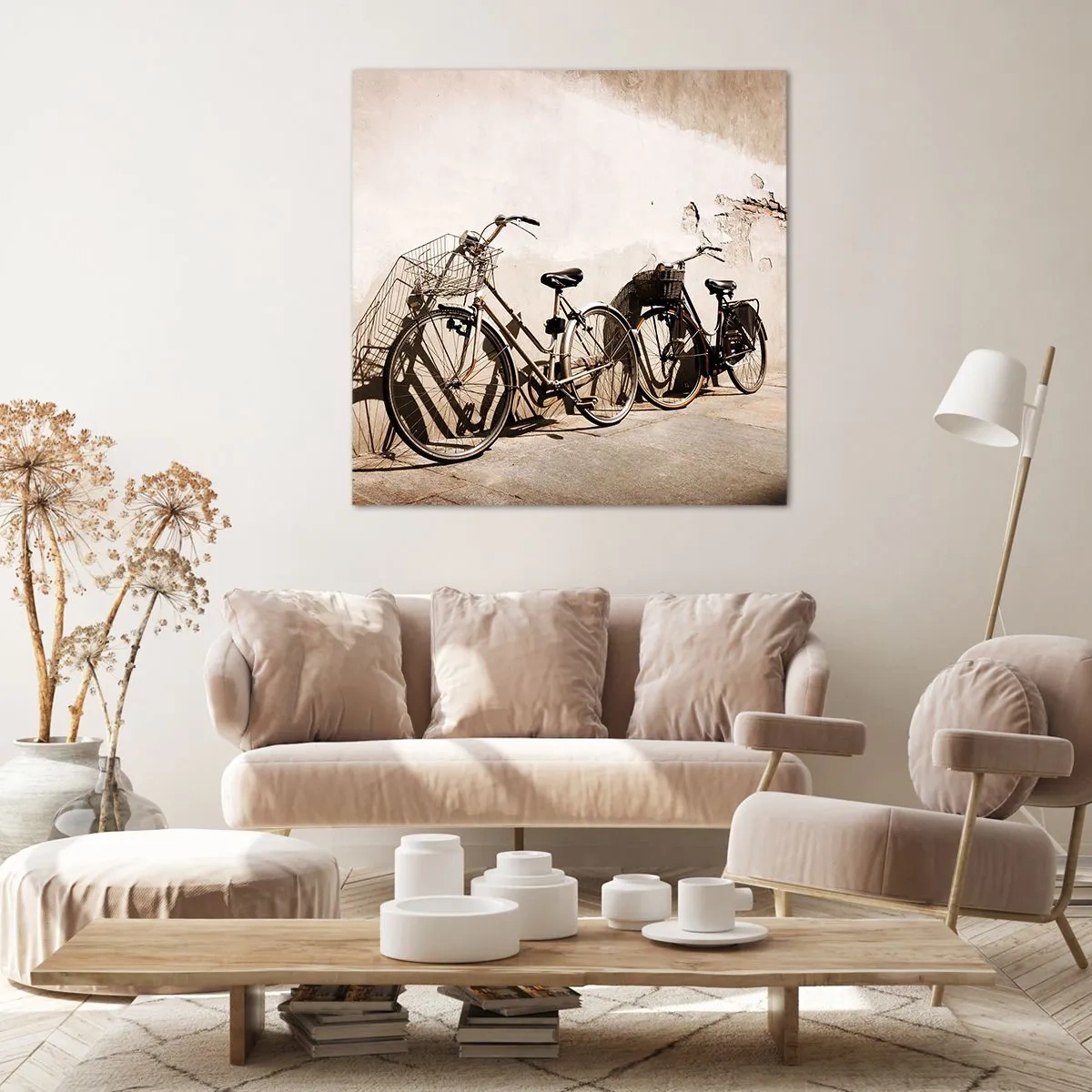 Impression sur toile - Image sur toile - Le charme inoubliable du passé - 40x40 cm