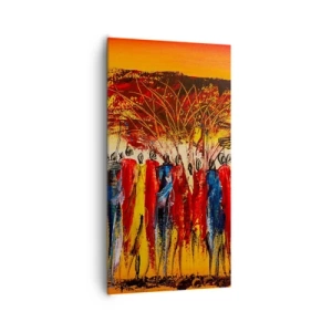 Impression sur toile - Image sur toile - Là-bas, là-bas, ils vont là-bas - 65x120 cm