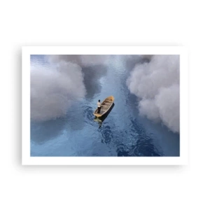 Affiche - Poster - Vie – voyage – inconnu - 70x50 cm