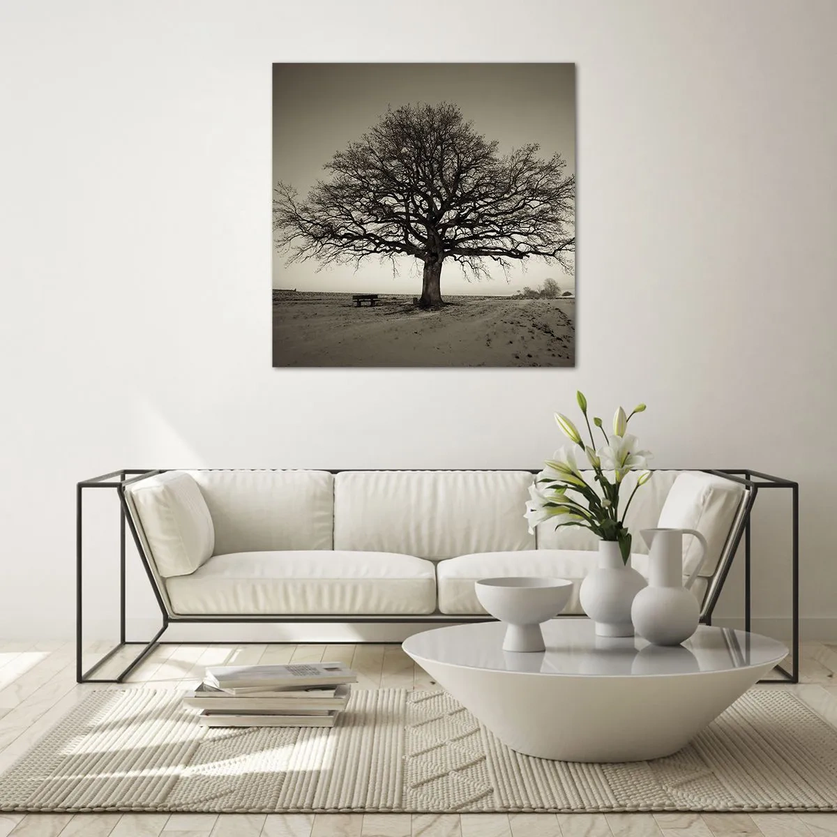 Impression sur verre - Image sur verre - D'ici à l'éternité - 70x70 cm