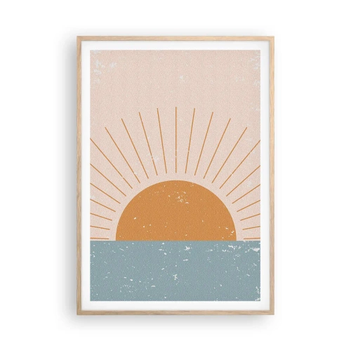 Affiche dans un chêne clair - Poster - Un miracle au quotidien - 70x100 cm