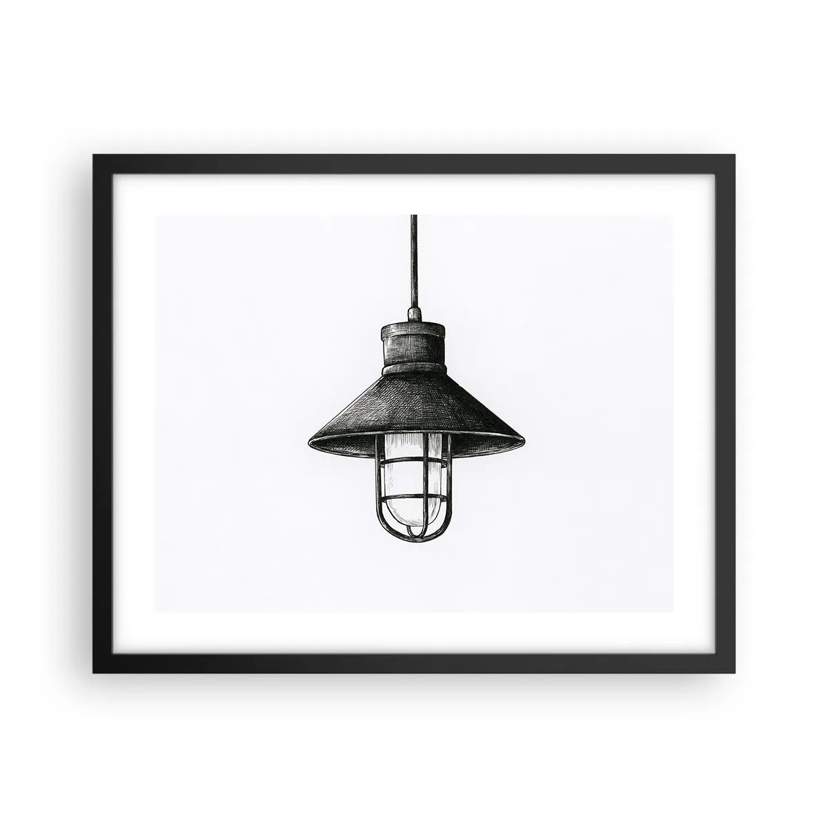 Affiche dans un cadre noir - Poster - Comme il y a des années… - 50x40 cm