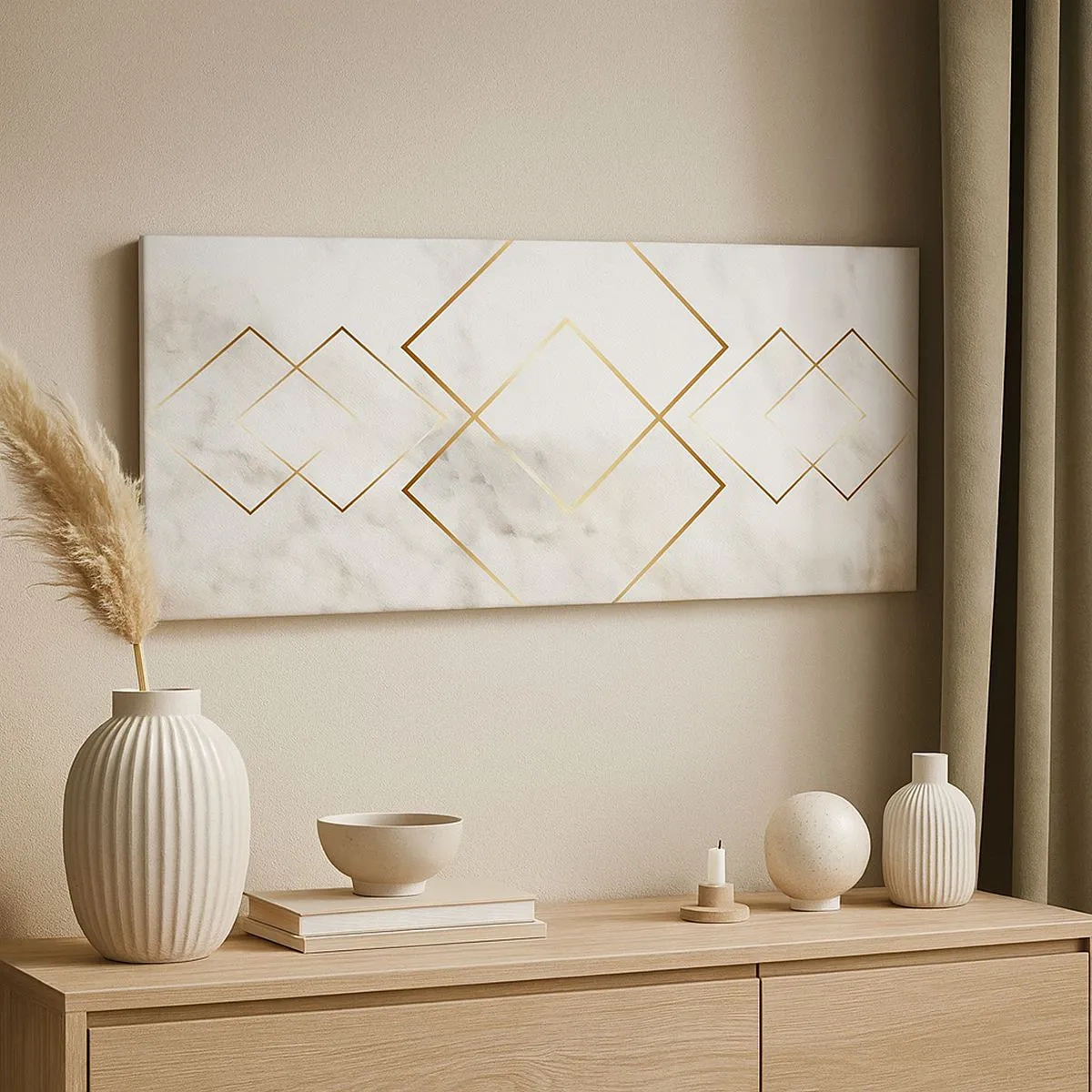 Impression sur toile - Image sur toile - Vue à l'infini - 100x40 cm