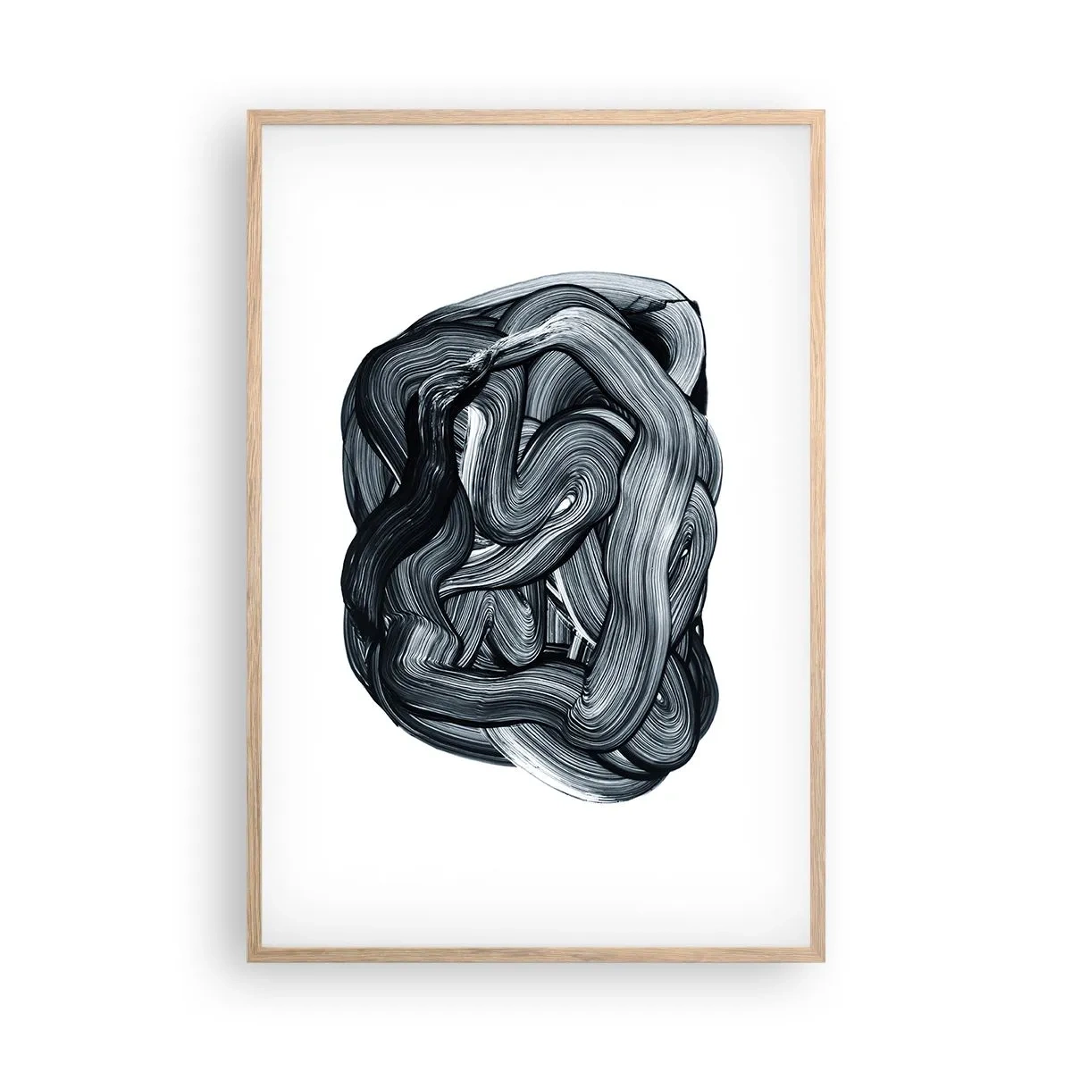 Affiche dans un chêne clair - Poster - Ce n'est pas si simple - 61x91 cm