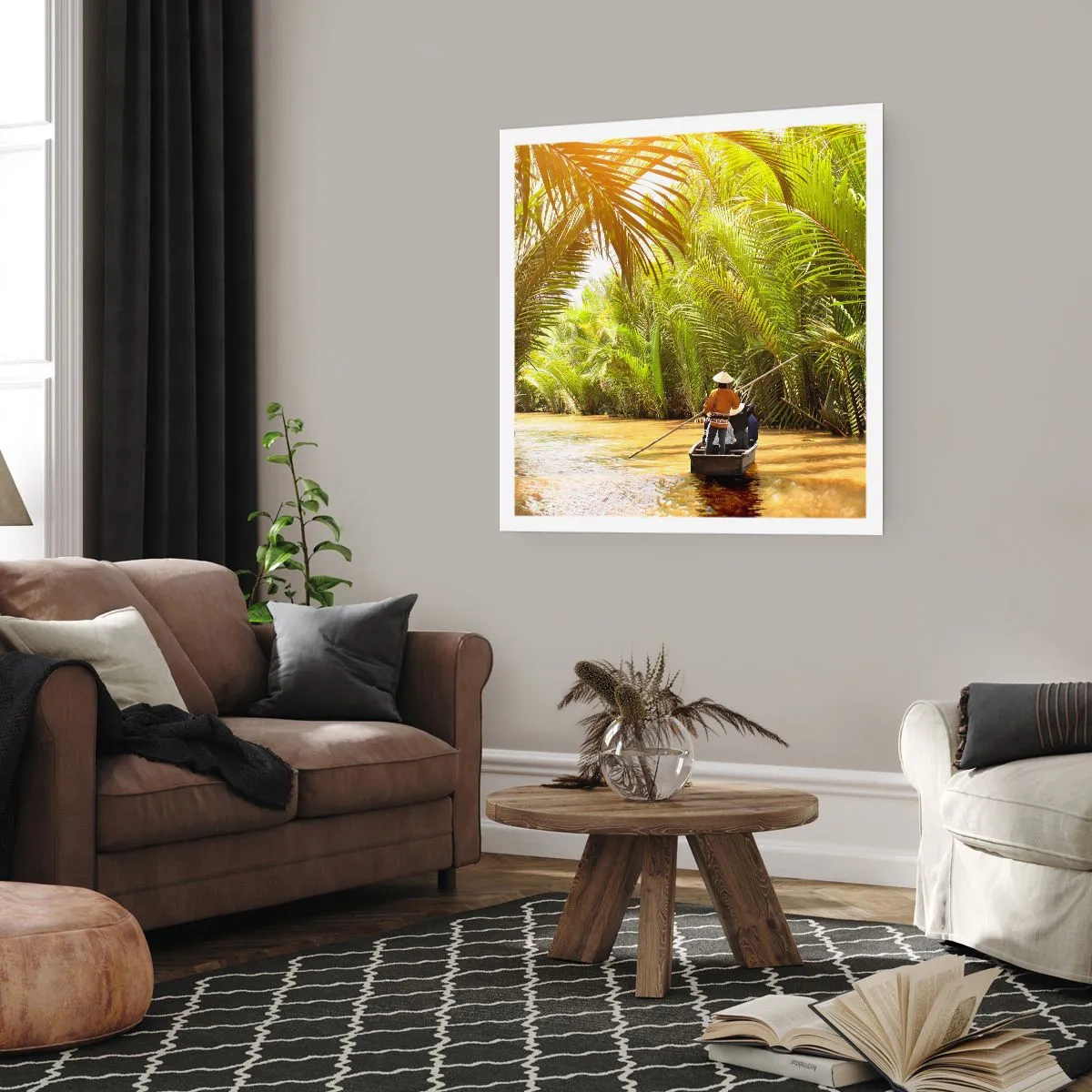 Affiche - Poster - Ravin de palmier - 30x30 cm