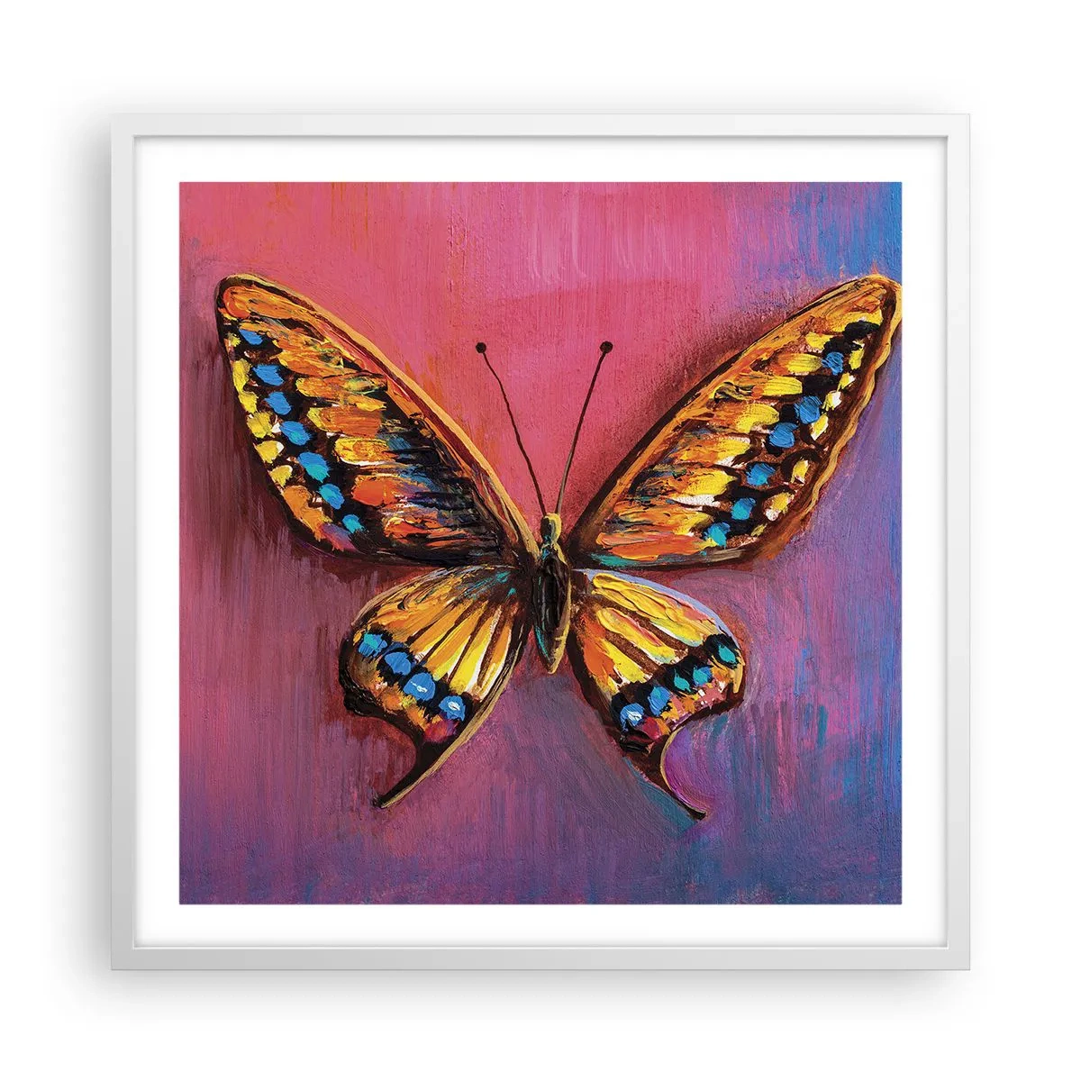 Affiche dans un cadre blanc - Poster - Un joyau de la nature - 60x60 cm