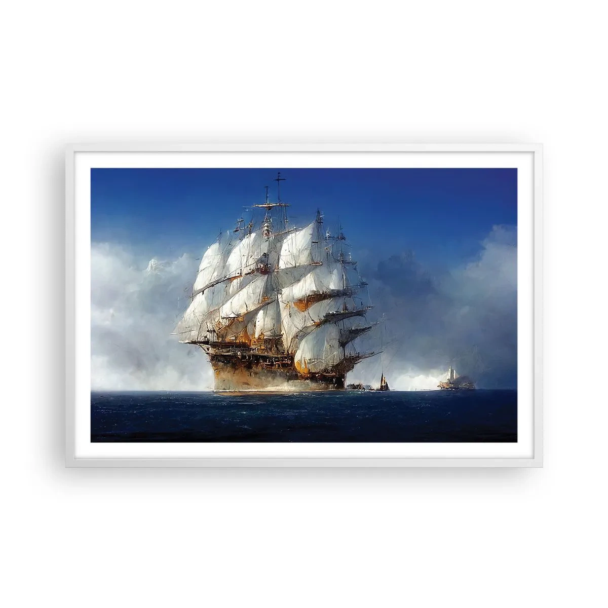 Affiche dans un cadre blanc - Poster - La grande gloire ! - 91x61 cm