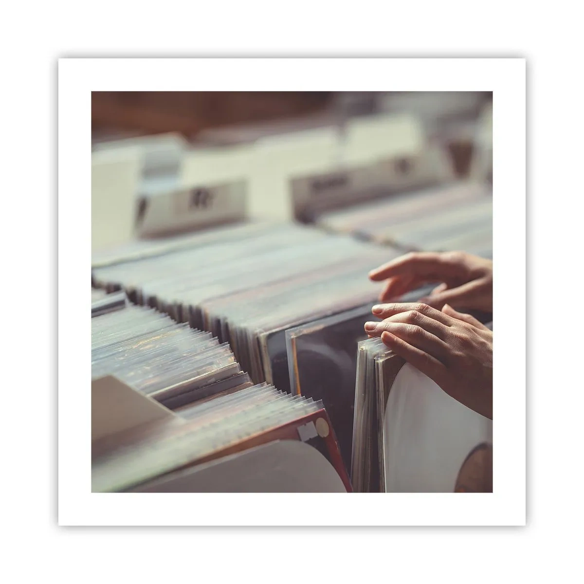 Affiche - Poster - A la recherche d'émotions - 50x50 cm