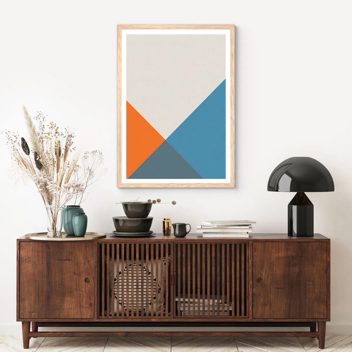 Affiche dans un chêne clair - Poster - Sous cette angle.... - 70x100 cm