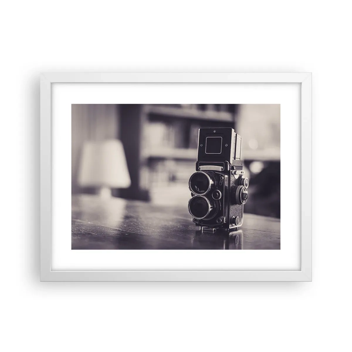 Affiche dans un cadre blanc - Poster - La magie de la photographie ancienne - 40x30 cm