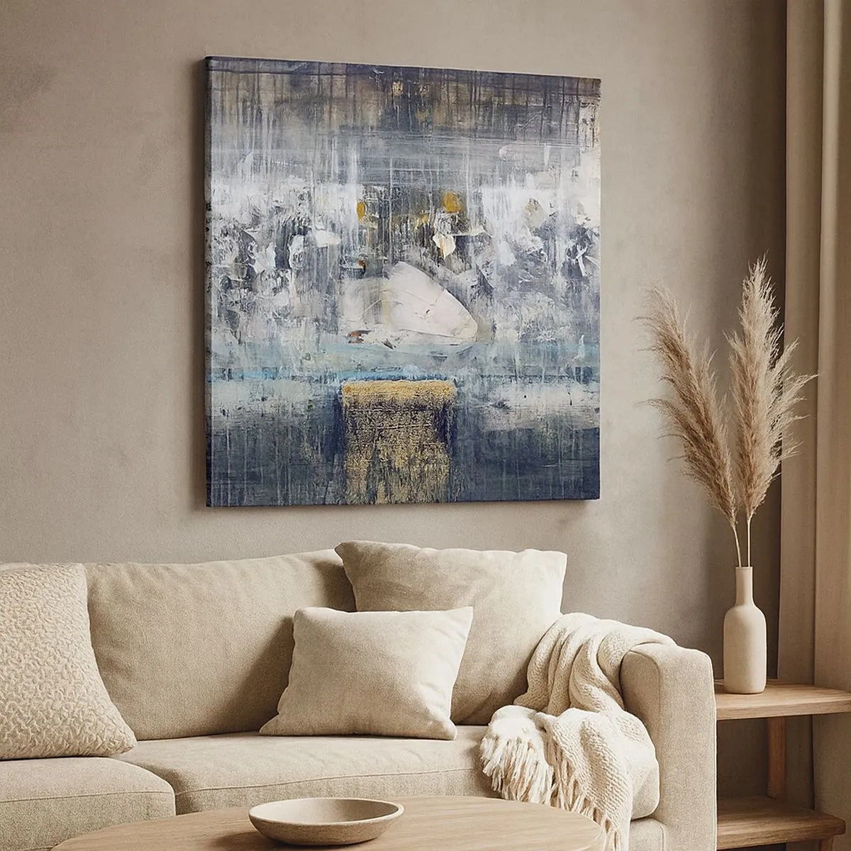 Impression sur toile - Image sur toile - Comme sur la glace, comme après décembre - 30x30 cm