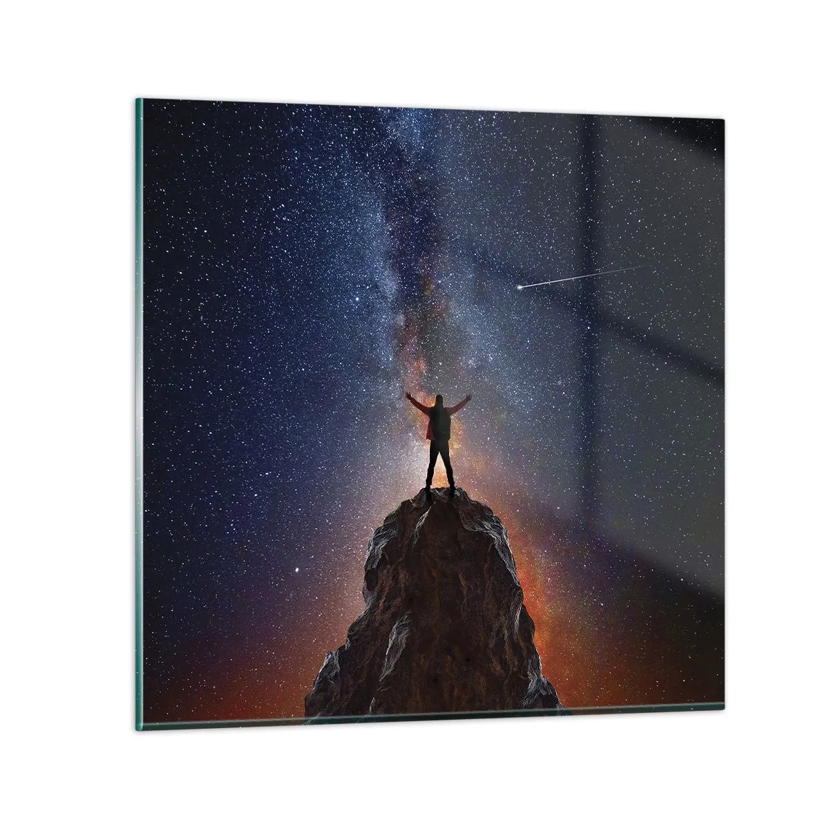 Impression sur verre - Image sur verre - Le force est avec moi! - 60x60 cm