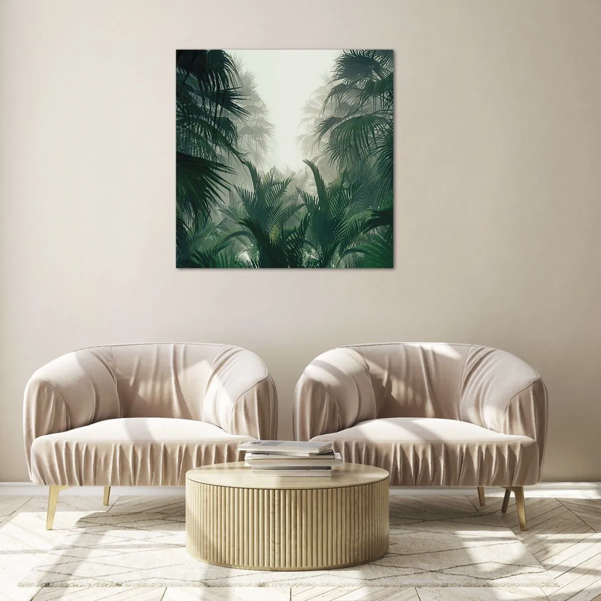 Impression sur verre - Image sur verre - Secret tropical - 30x30 cm