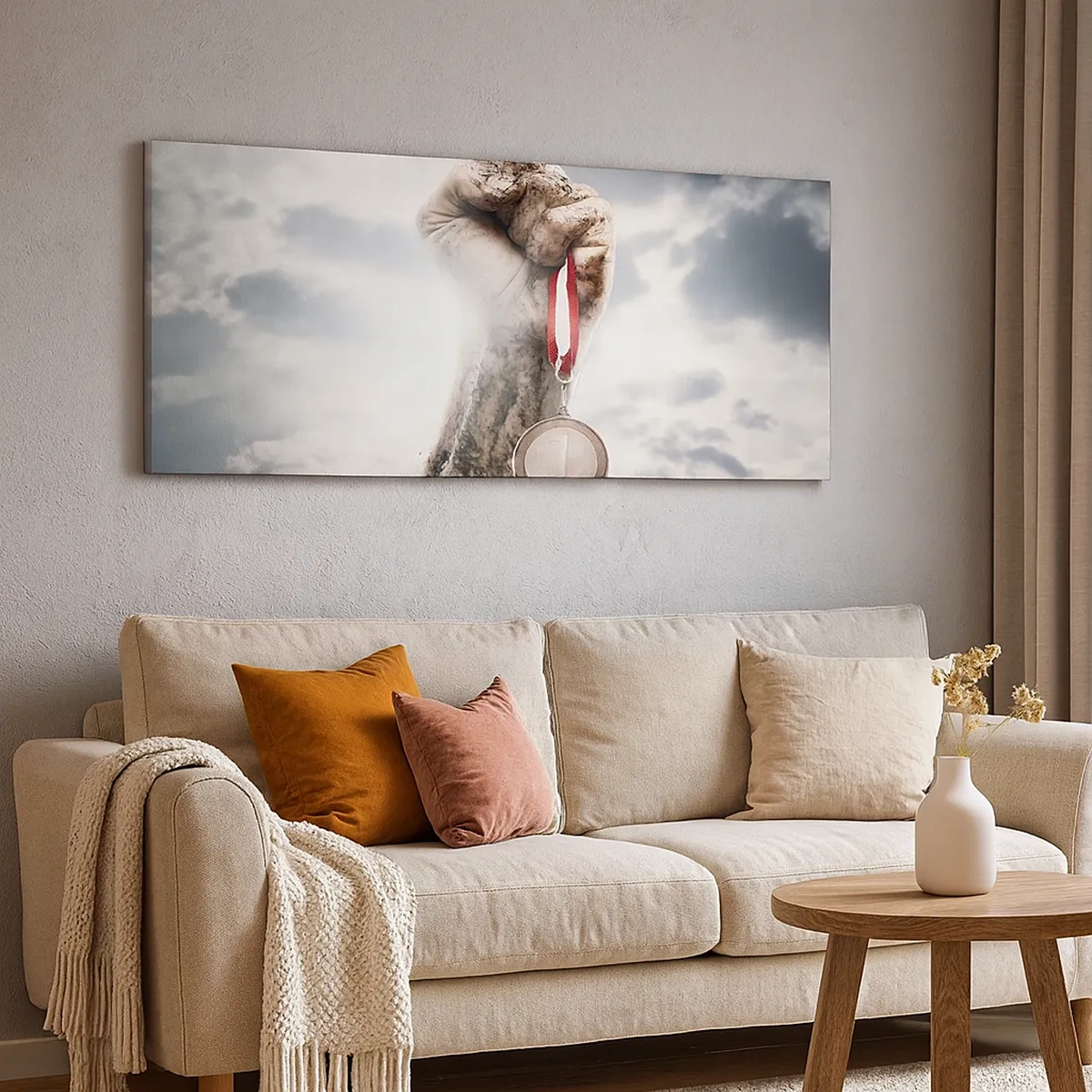 Impression sur toile - Image sur toile - Per aspera ad astra - 30x30 cm