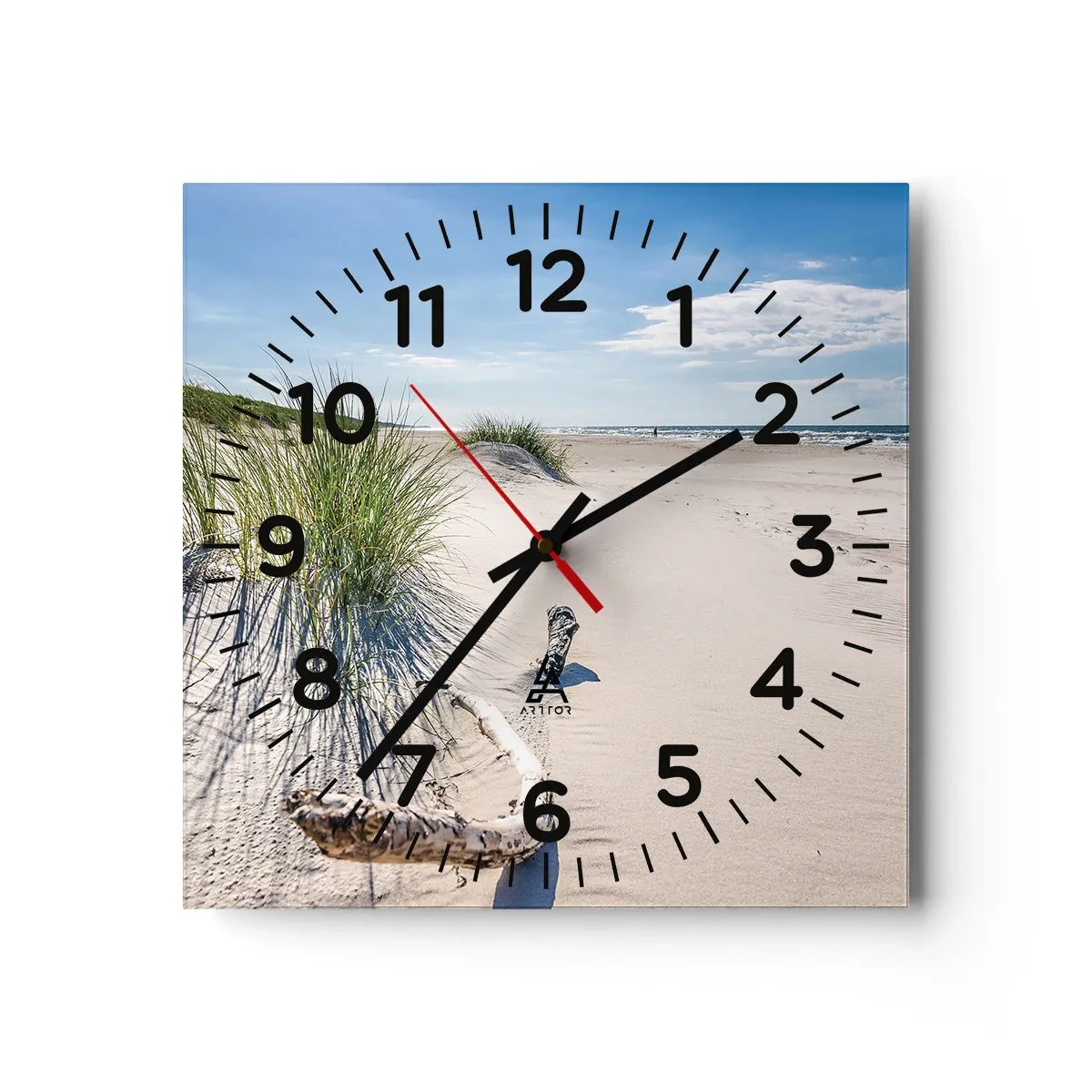 Horloge murale - Pendule murale - La plus belle? La Baltique - 30x30 cm