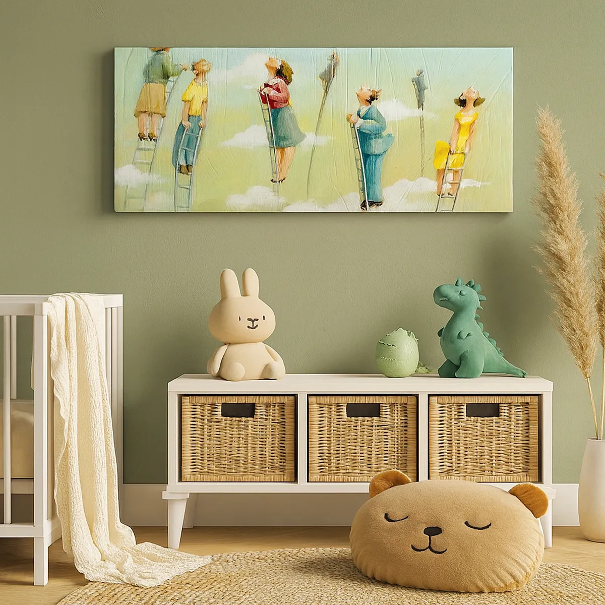 Impression sur toile - Image sur toile - Derrière ton rêve - 30x30 cm