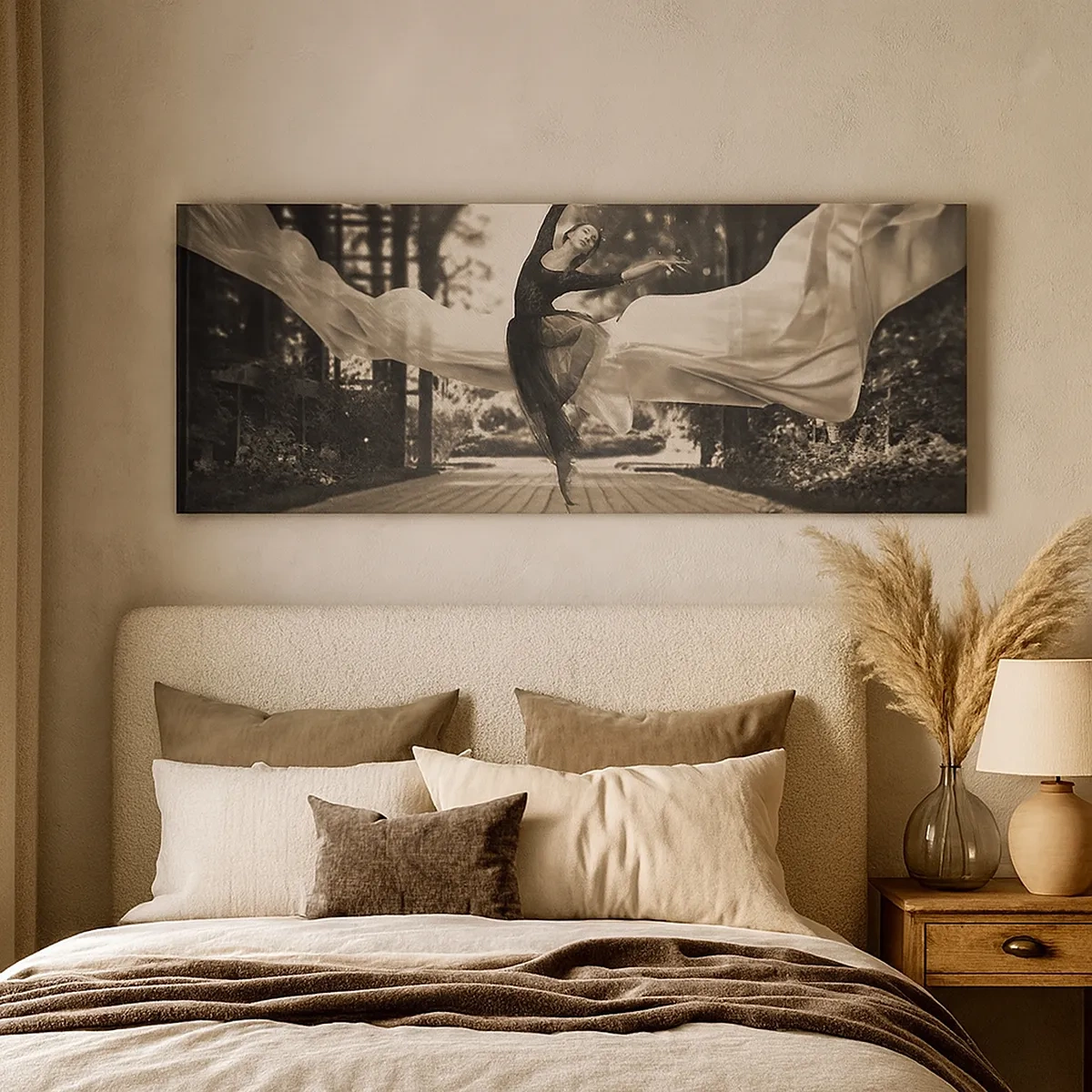 Impression sur toile - Image sur toile - La danse de l'esprit jardin - 30x30 cm