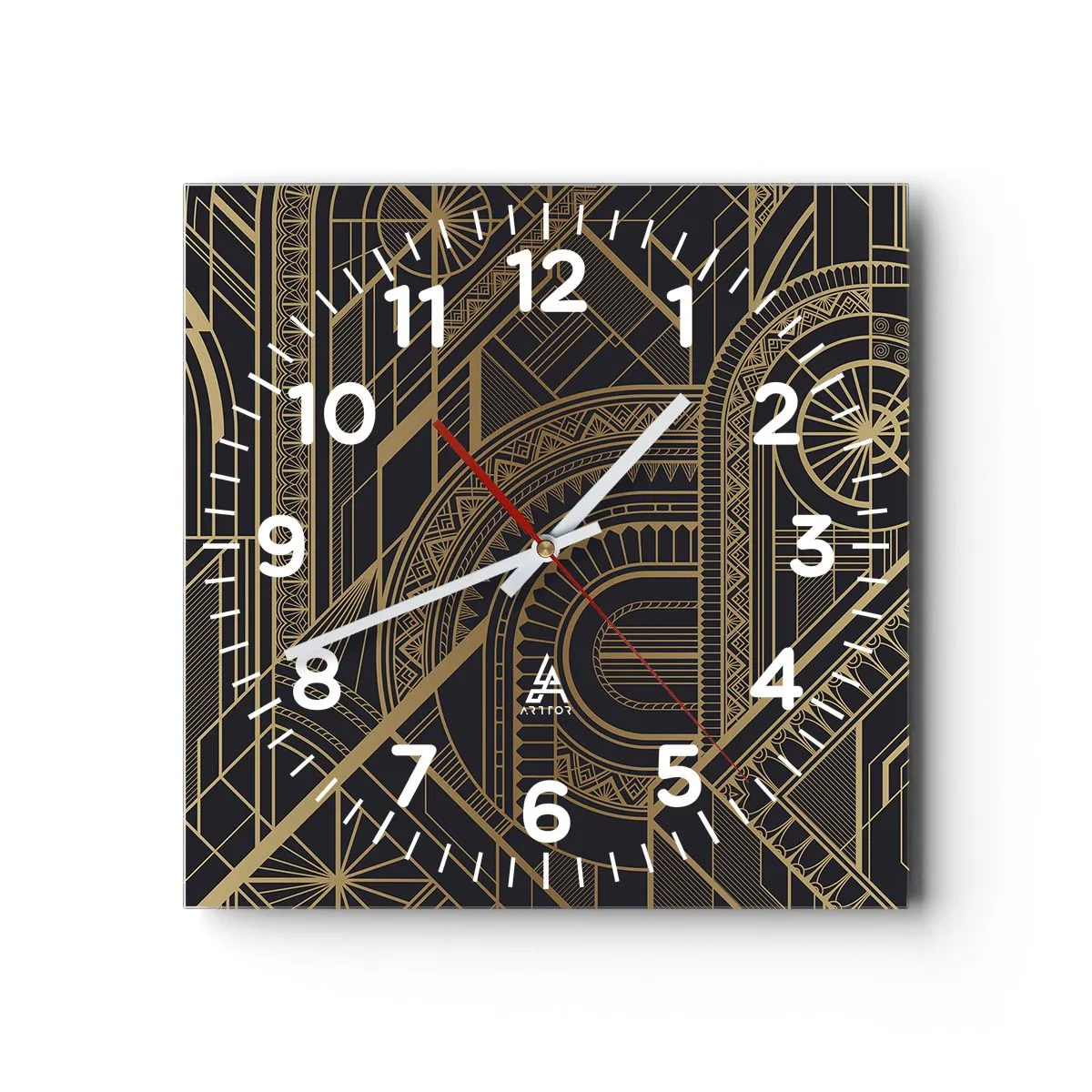 Horloge murale - Pendule murale - Concept, idée, plan - 30x30 cm