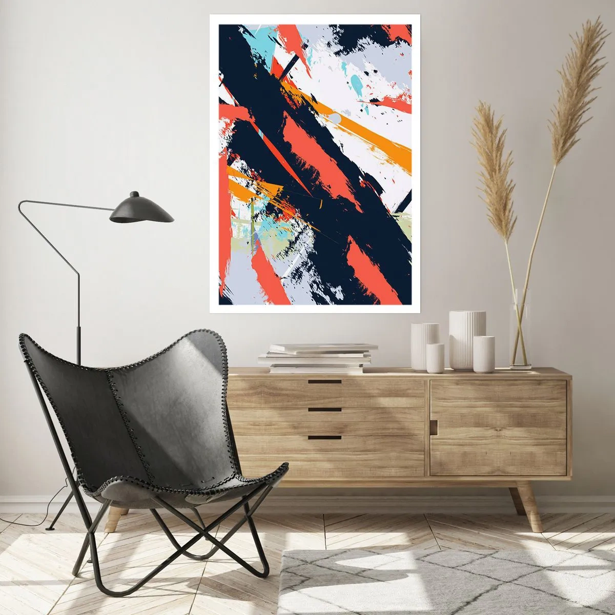 Affiche - Poster - Composition dynamique - 61x91 cm