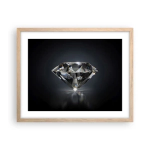 Affiche dans un chêne clair - Poster - La meilleure amie - 50x40 cm