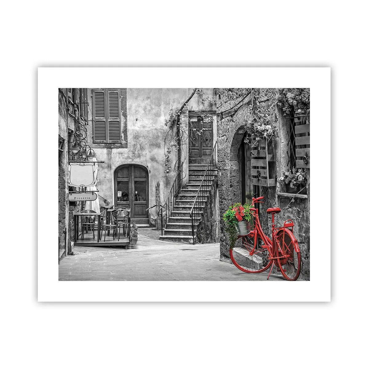 Affiche - Poster - Ruelle toscane - 50x40 cm