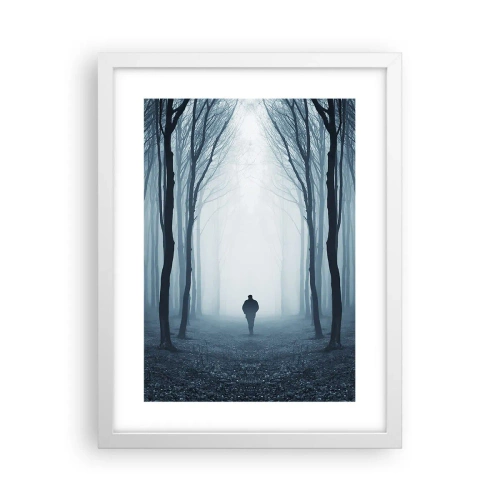 Affiche dans un cadre blanc - Poster - Tout est simple et clair - 30x40 cm