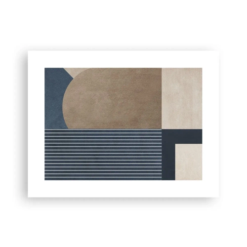 Affiche - Poster - Composition simple et en rondeur - 40x30 cm