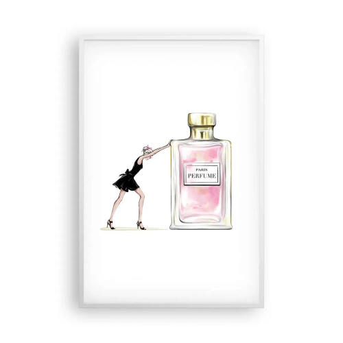 Affiche dans un cadre blanc - Poster - L'essence des femmes - 61x91 cm