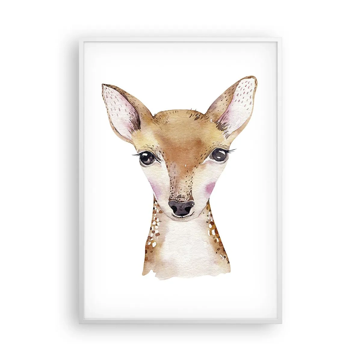 Affiche dans un cadre blanc - Poster - L'innocence de la nature - 70x100 cm