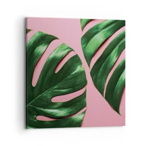 Impression sur toile - Image sur toile - Rendez-vous vert - 70x70 cm