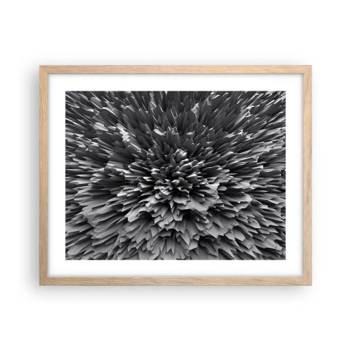 Affiche dans un chêne clair - Poster - Ça ne peut pas être plus dur que ça - 50x40 cm